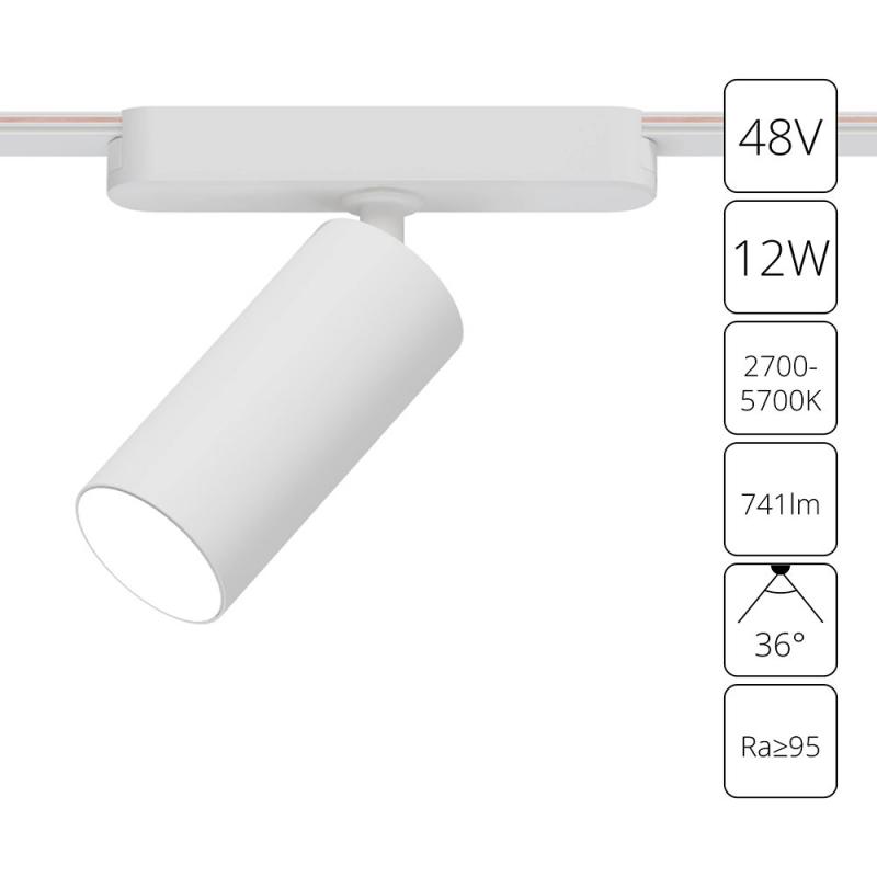 Трековый магнитный светильник Arte Lamp Rapid A2958PL-1WH