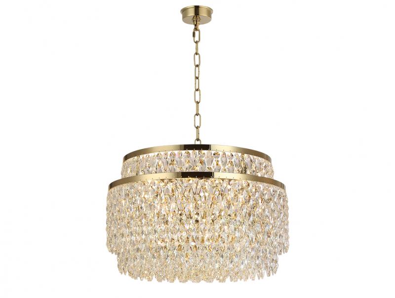 Подвесная люстра Newport Tiffany 8530/60 C gold polished М0070715