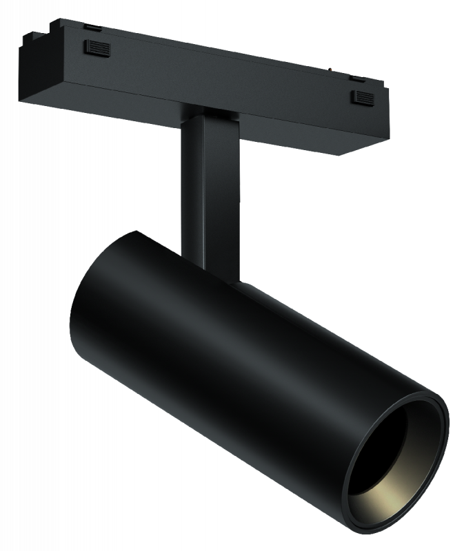 Трековый магнитный светильник iLedex Vision 4825-042-D55-18W-38DG-3000K-BK