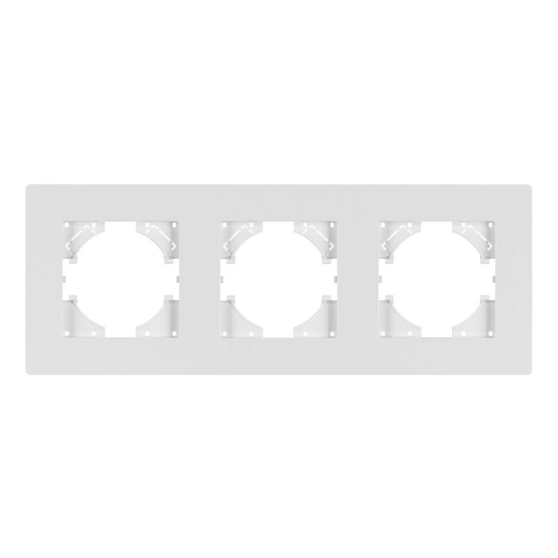 Рамка на 3 поста пластиковая Arlight FRM-PERIO-PL-3-WH 049754