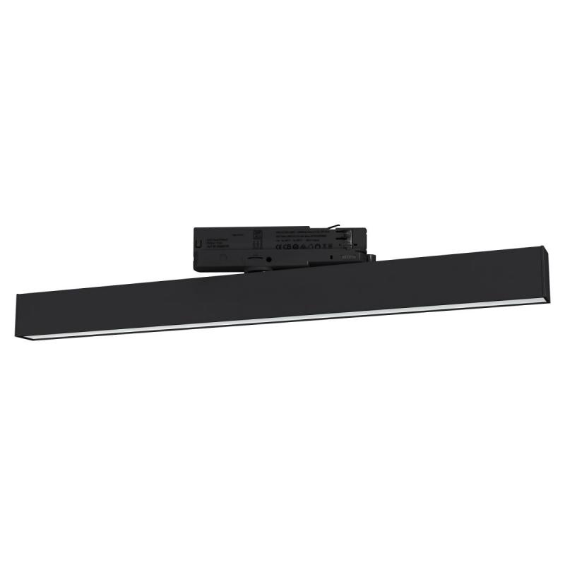 Трековый трехфазный светильник Arlight LGD-FLAT-4TR-S605-25W Warm3000 (BK, 100 deg, 230V, DALI) (IP20 Металл) 058656
