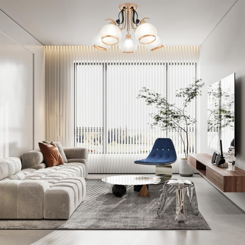 Потолочная люстра Arte Milano Amalfi 323306/5 FG+BK