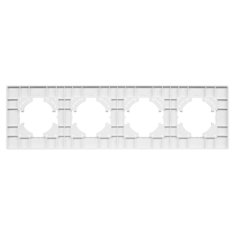 Рамка на 4 поста пластиковая Arlight FRM-PERIO-PL-4-BK 049759
