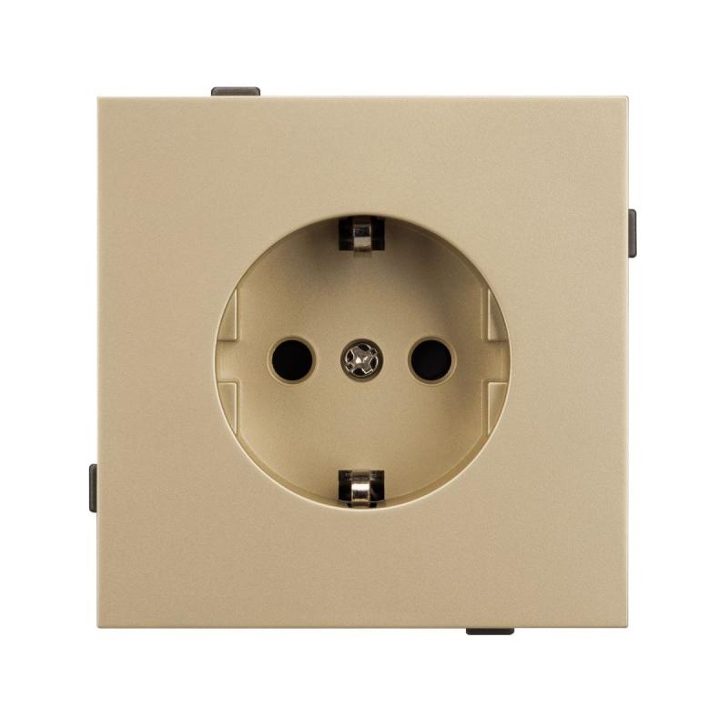 Механизм электрической розетки Arlight SCT-TENDO-MEU1-SFPL-GD (230V, 16A) 054639