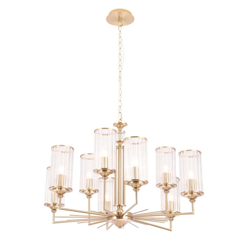 Подвесная люстра Crystal Lux GLORIA SP9 BRASS