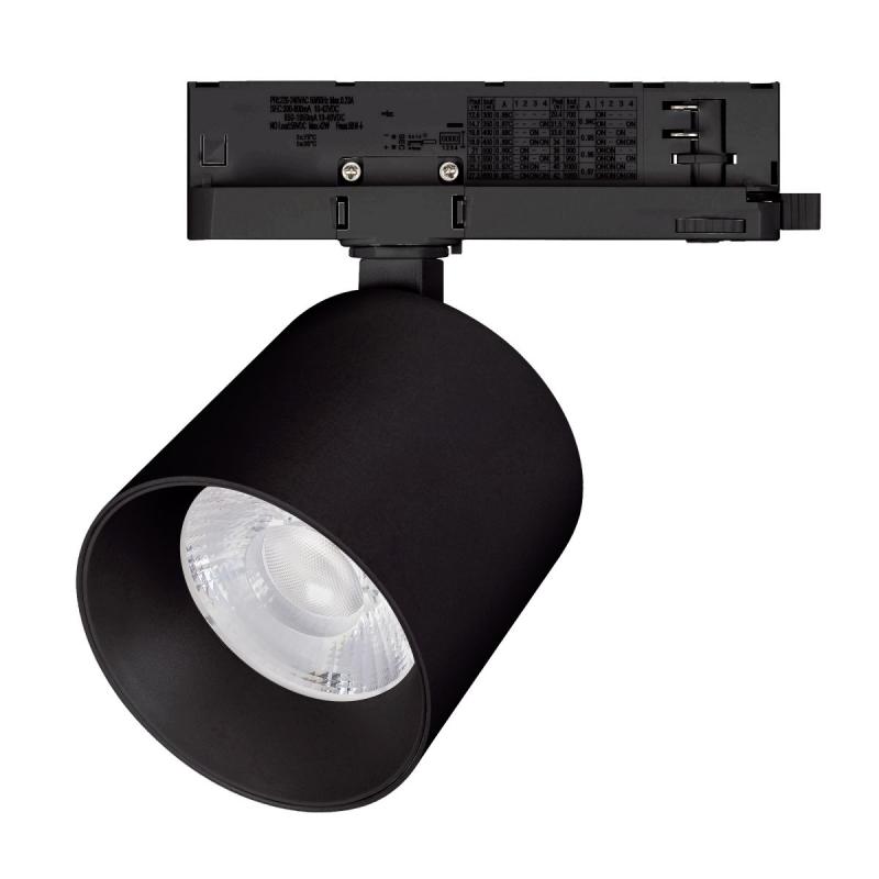 Трековый трехфазный светильник Arlight LGD-DYKE-4TR-R100-36W Day4000 (BK, 50 deg, 230V, DALI) (IP20 Металл) 058721