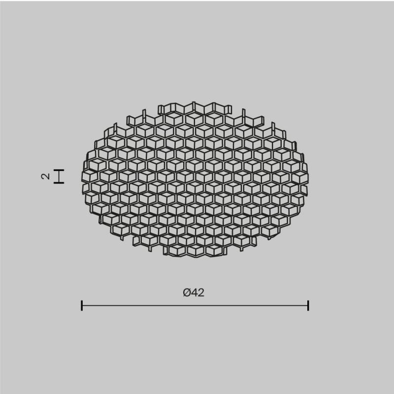 Антибликовый фильтр Maytoni Dip HoneyComb001-D41.5