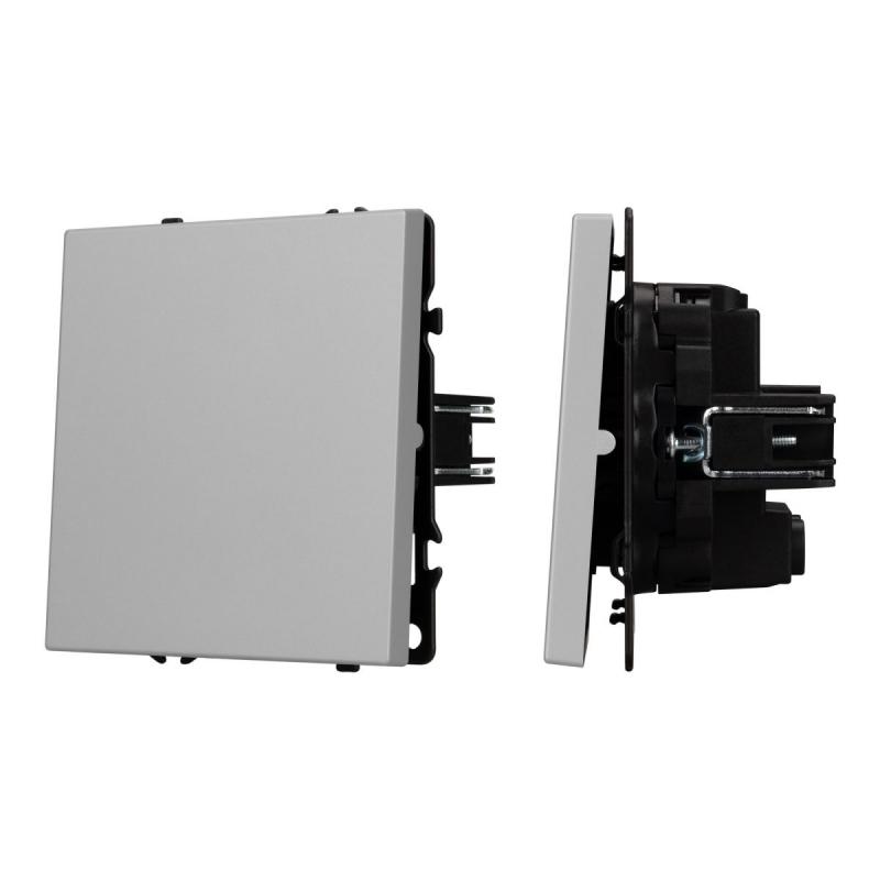 Механизм выключателя одноклавишный перекрёстный Arlight SWT-NOBE-MKX1-SFPL-IS (230V, 10A) 059429