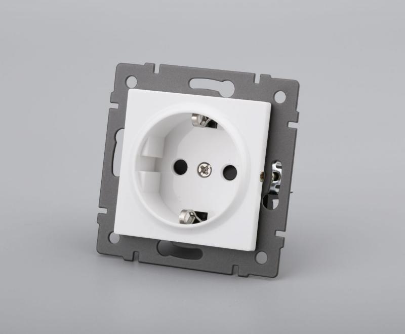 Механизм электрической розетки Arlight SCT-MEU1-PL-WH-V (250V, 16A) 049814