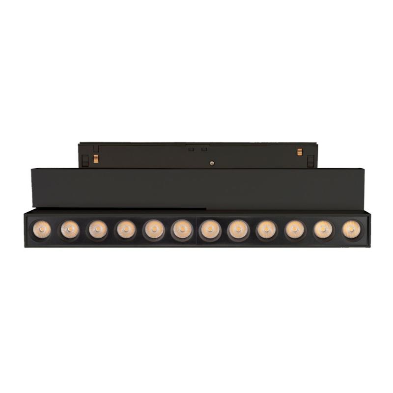 Трековый магнитный светильник Arlight MAG-ORIENT-DOTS-FOLD-S230-12W Day4000-MIX (BK, 30 deg, 48V, TUYA Zigbee) (IP20 Металл) 056402