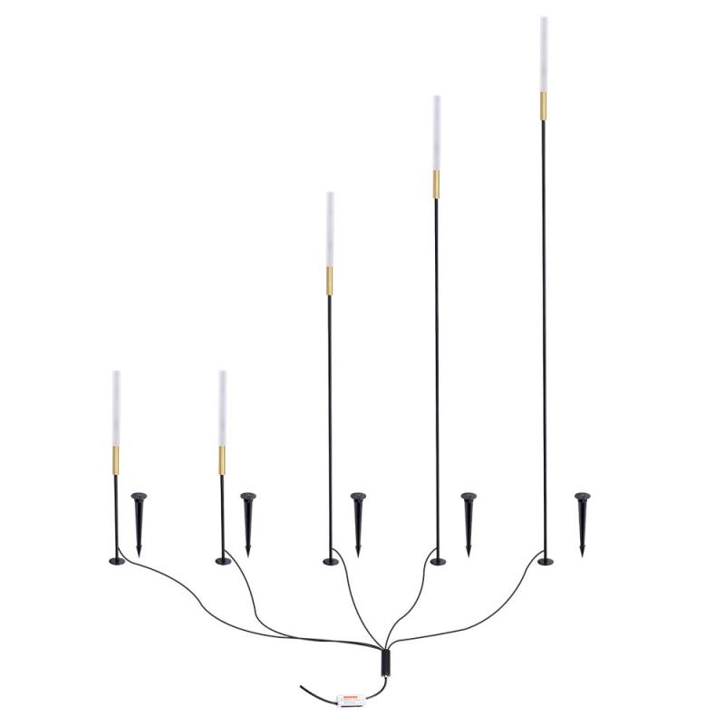 Ландшафтный светильник Arte Lamp Muster A1083PA-5BK