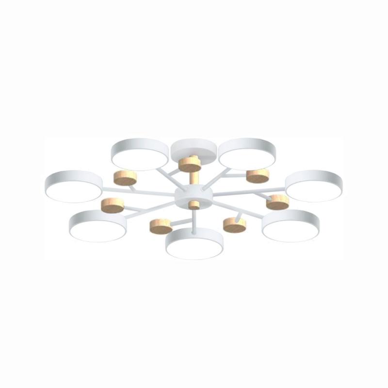 Люстра на штанге LED4U L3205-800 WH