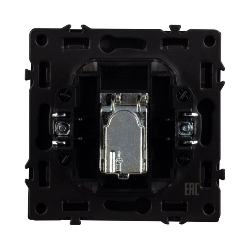 Механизм спутниковой розетки Arlight SCT-NOBE-MST1-SFPL-BK (SAT) (Черный оникс) 054297